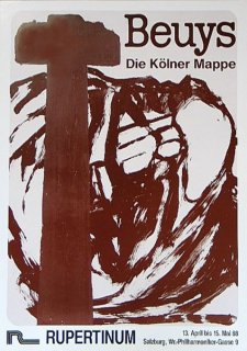 Joseph Beuys: Rupertinum Salzburg, 1988 ポスター