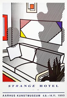 Roy Lichtenstein: Strange Hotel,1993 ポスター