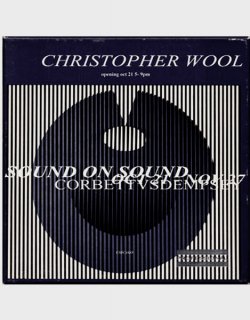 Christopher Wool: Sound on Sound ポスター