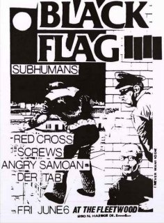 Raymond Pettibon: Black Flag Fleetwood Concert ݥ