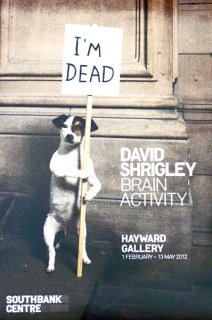 David Shrigley: BRAIN ACTIVITY, 2012 ポスター