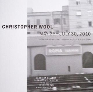 クリストファー・ウールChristopher Wool 2017年個展ポスター