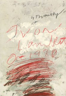 Cy Twombly: Poster project, 1980 ݥ