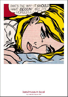 Roy Lichtenstein: Hopeless, 1963 ポスター