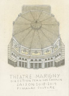 Philippe Weisbecker: Theatre Marigny ポスター