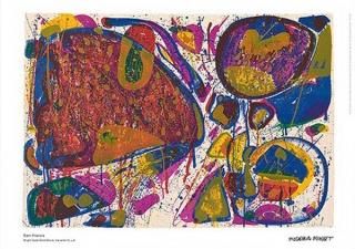 Sam Francis Untitled,1984 サム・フランシス ポスター サム・フランシス【Sam Francis】ポスター | アトリエフォロン