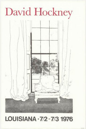 David Hockney: 展覧会 ポスター - BALLOON｜ポスター専門