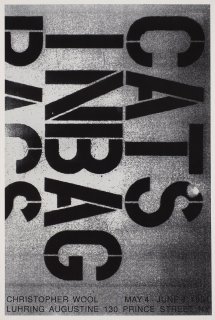 Christopher Wool: 展覧会ポスター