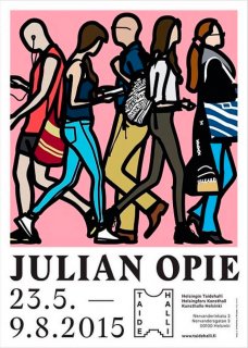 Julian Opie: 展覧会ポスター