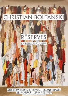 Christian Boltanski: Reserves展 ポスター