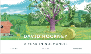 David Hockney: A Year in Normandie（Purple Tree） ポスター