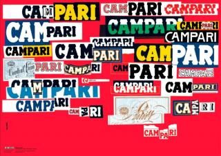 Bruno Munari: Declinazione grafica del nome Campari, 1964 ݥ