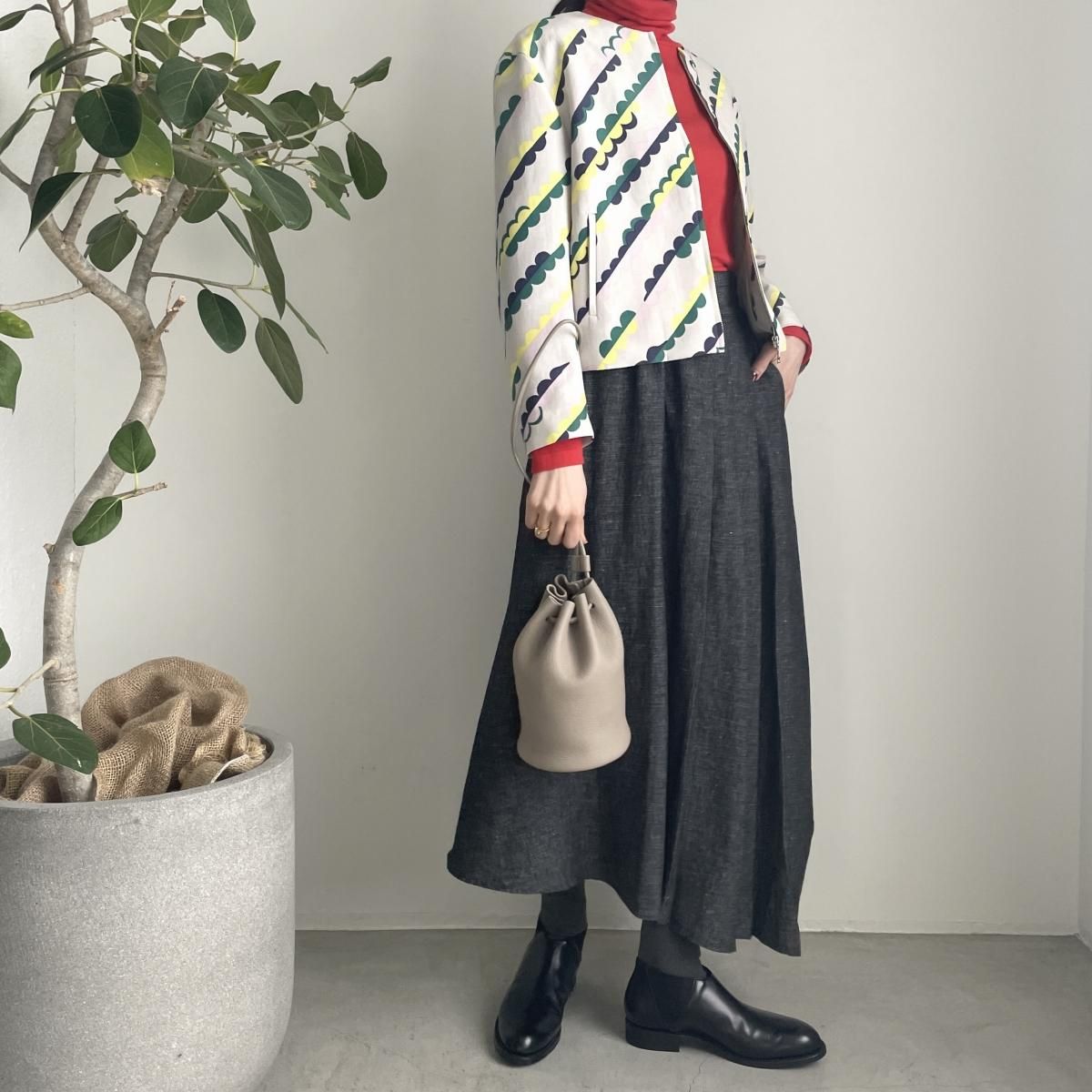 mina perhonen lumpy チュニック 総柄 ネイビー 38 SALE 30%OFF】[2-250080]mizuiro ind(ミズイロインド) mesh slv