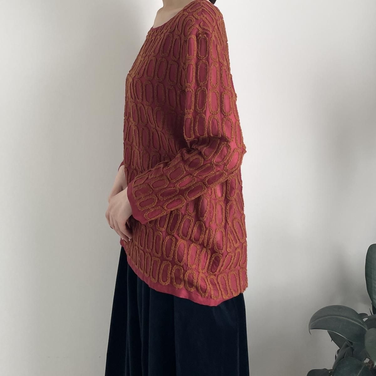 mina perhonen GRASS WINDOW(グラスウィンドウ)プルオーバーブラウス