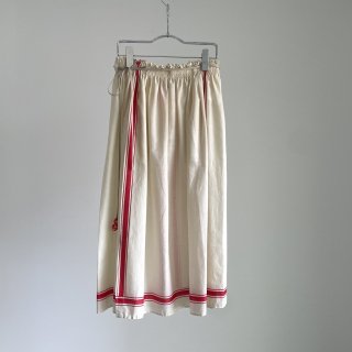 Stripe Printed Cottton Skirt/PS32*SK#IT*