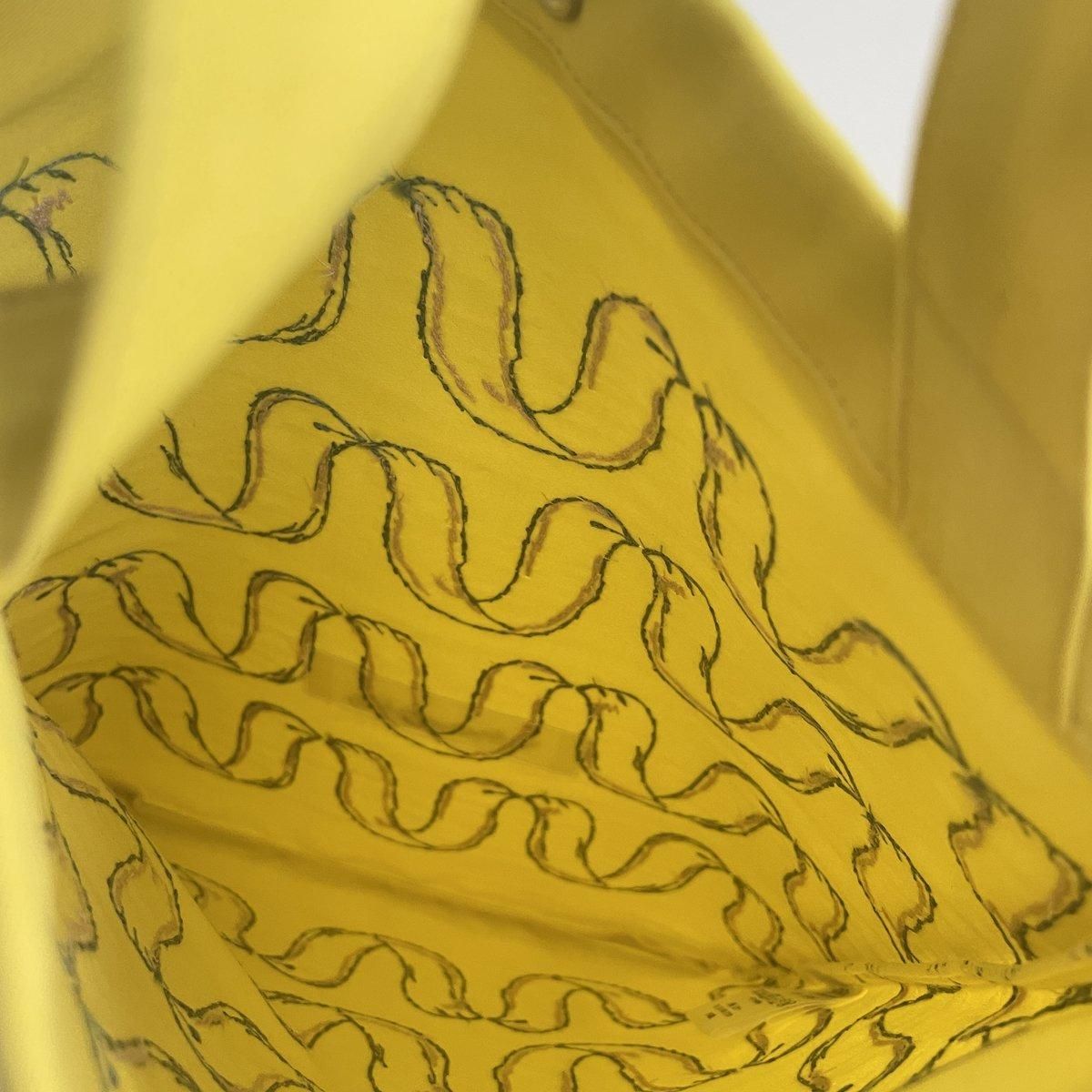 mina perhonen ribbon bird(リボンバード) 巾着バック(小 mina perhonen ribbon bird(リボンバード) 巾着バック(小