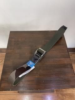 たろ様　 スモーキーブルー / ガンメタ / スエード / メンズ ベルト たろ様 スモーキーブルー / ガンメタ / スエード / メンズ ベルト