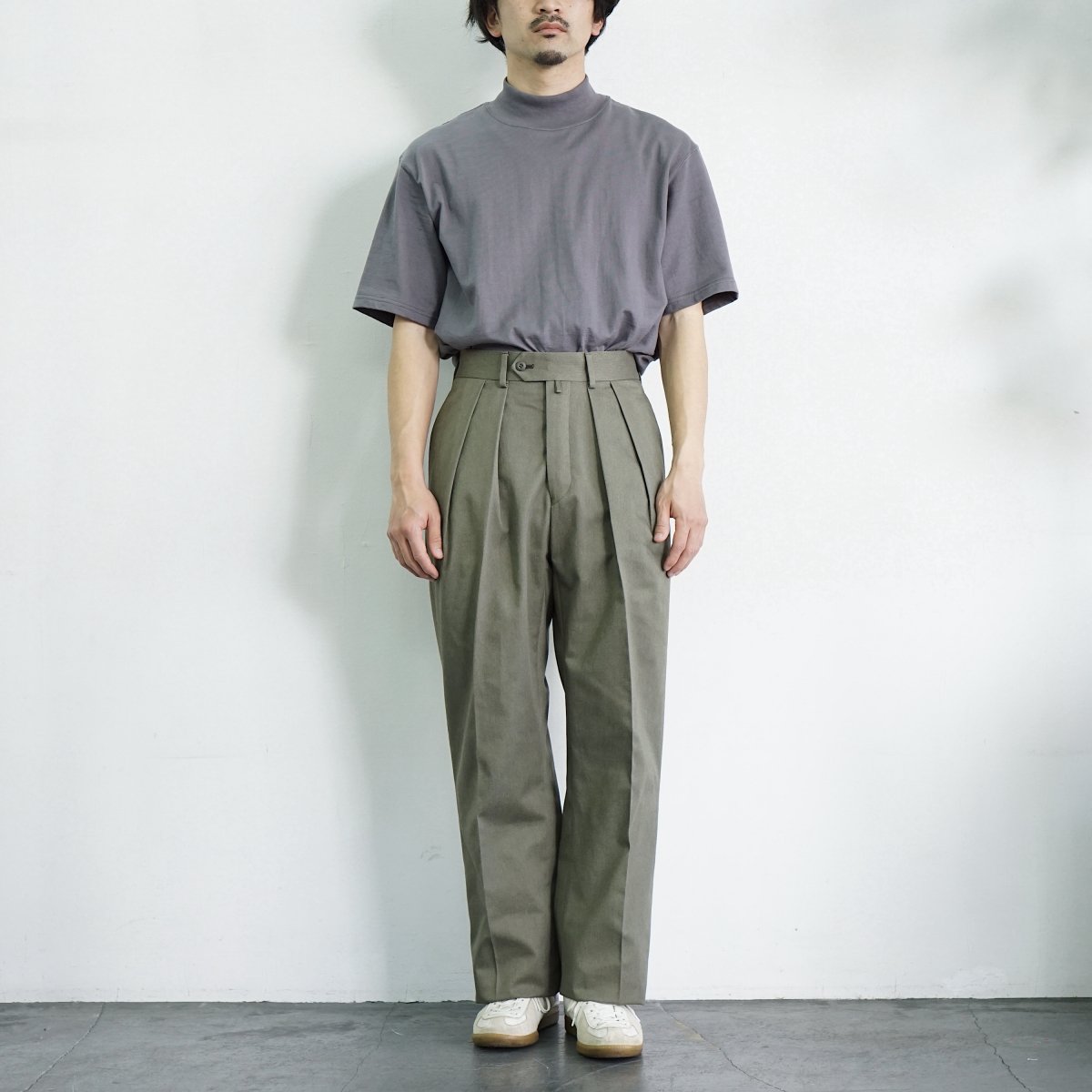 22ss NEAT 70's US BAKER｜WIDE Khaki スラックス | red-village.com