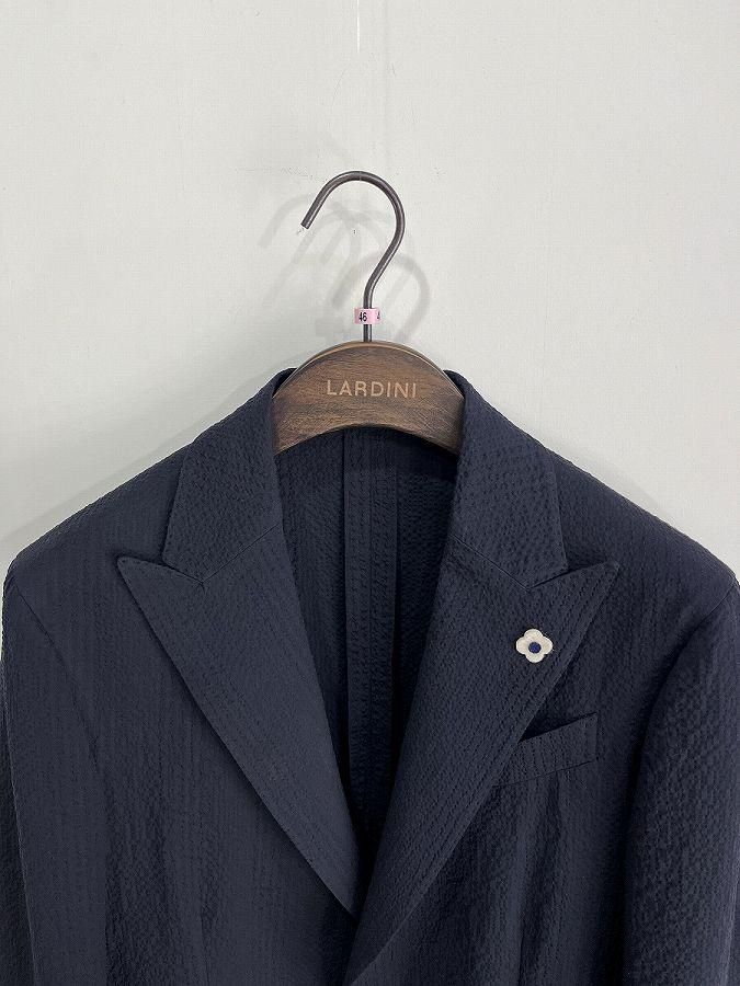 セール30%off】ラルディーニ ストライプ織シアサッカー ピークド