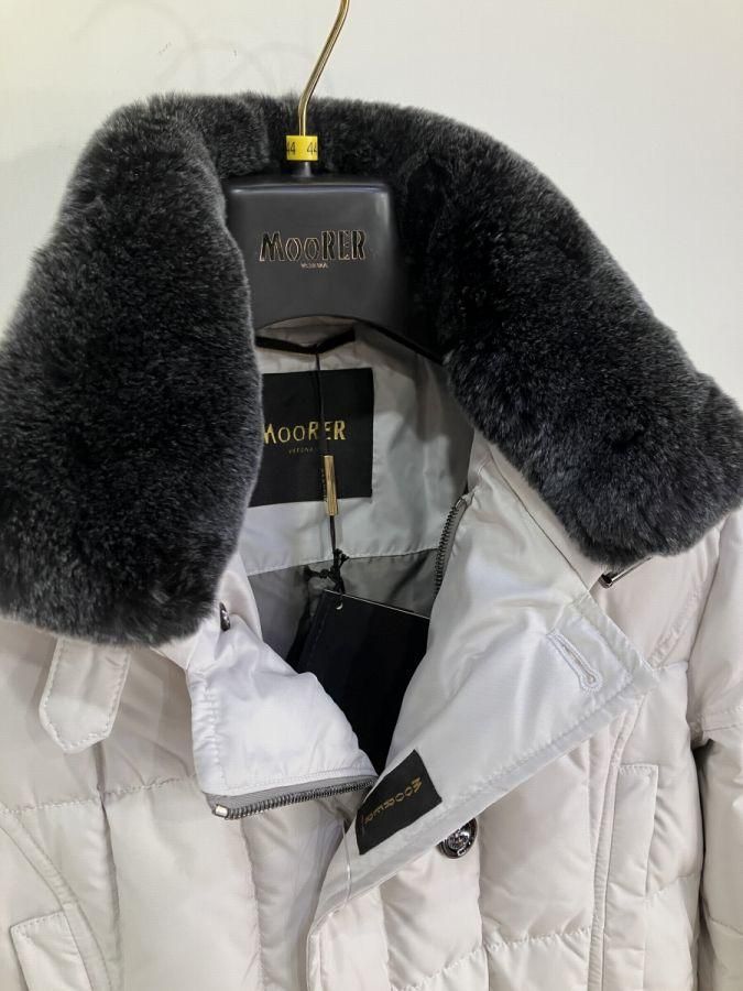 MOORER SIRO-KMシーロ ラビットファーダブルブレストダウンジャケット