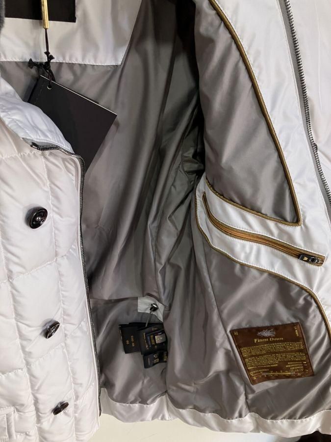 MOORER SIRO-KMシーロ ラビットファーダブルブレストダウンジャケット