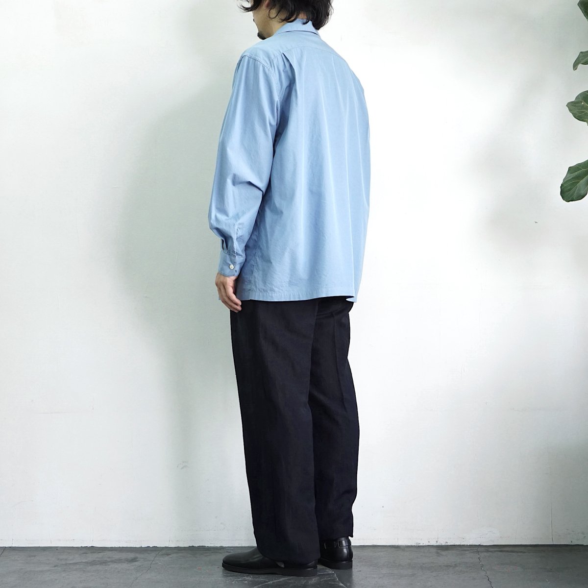 A.PRESSE Open Collar Shirt / 23SAP-02-05M*SL#GH