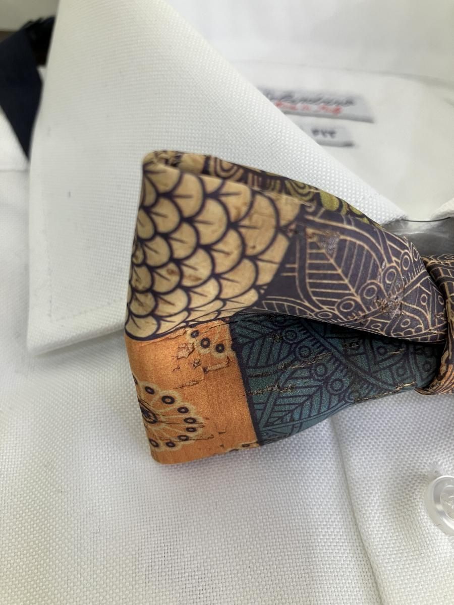 パピロン イタリア製ハンドメイド コルク製蝶ネクタイ/ARTHUR-2 パピロン イタリア製ハンドメイド コルク製蝶ネクタイ/ARTHUR-2