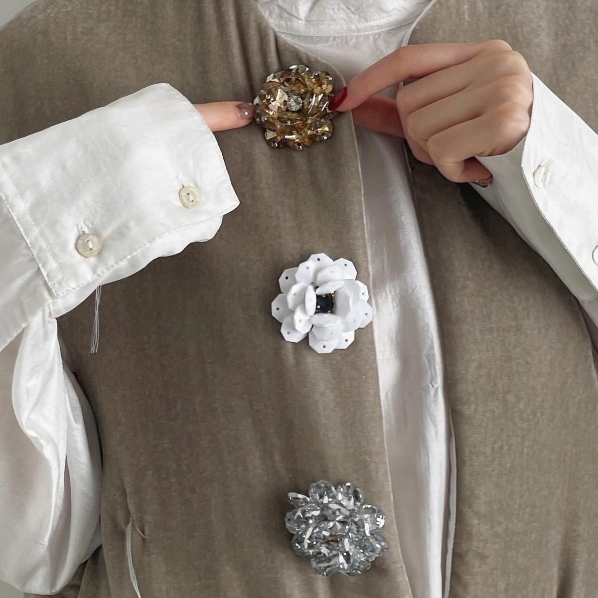 TOWAVASE La zabu(ラ ザブ) vest jacket/26-0035A*VE#IT TOWAVASE La zabu(ラ ザブ) vest jacket/26-0035A*VE#IT