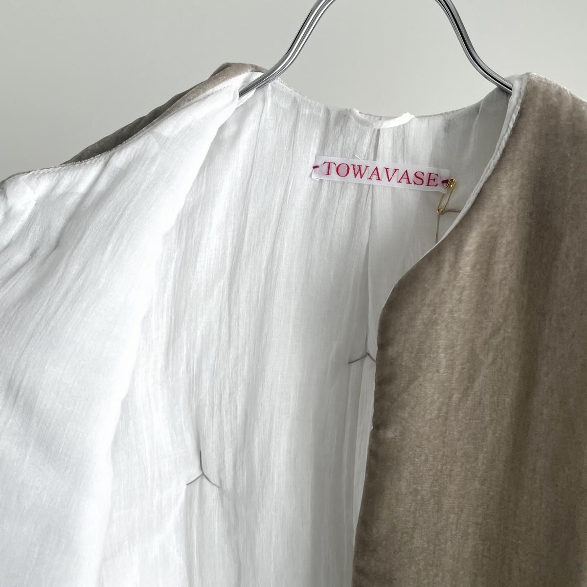 TOWAVASE La zabu(ラ ザブ) vest jacket/26-0035A*VE#IT