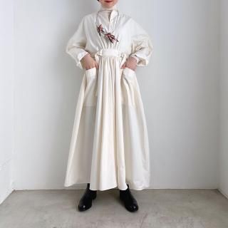 TENNE HANDCRAFTED MODERN new waist shirring dress /007*OP#IT