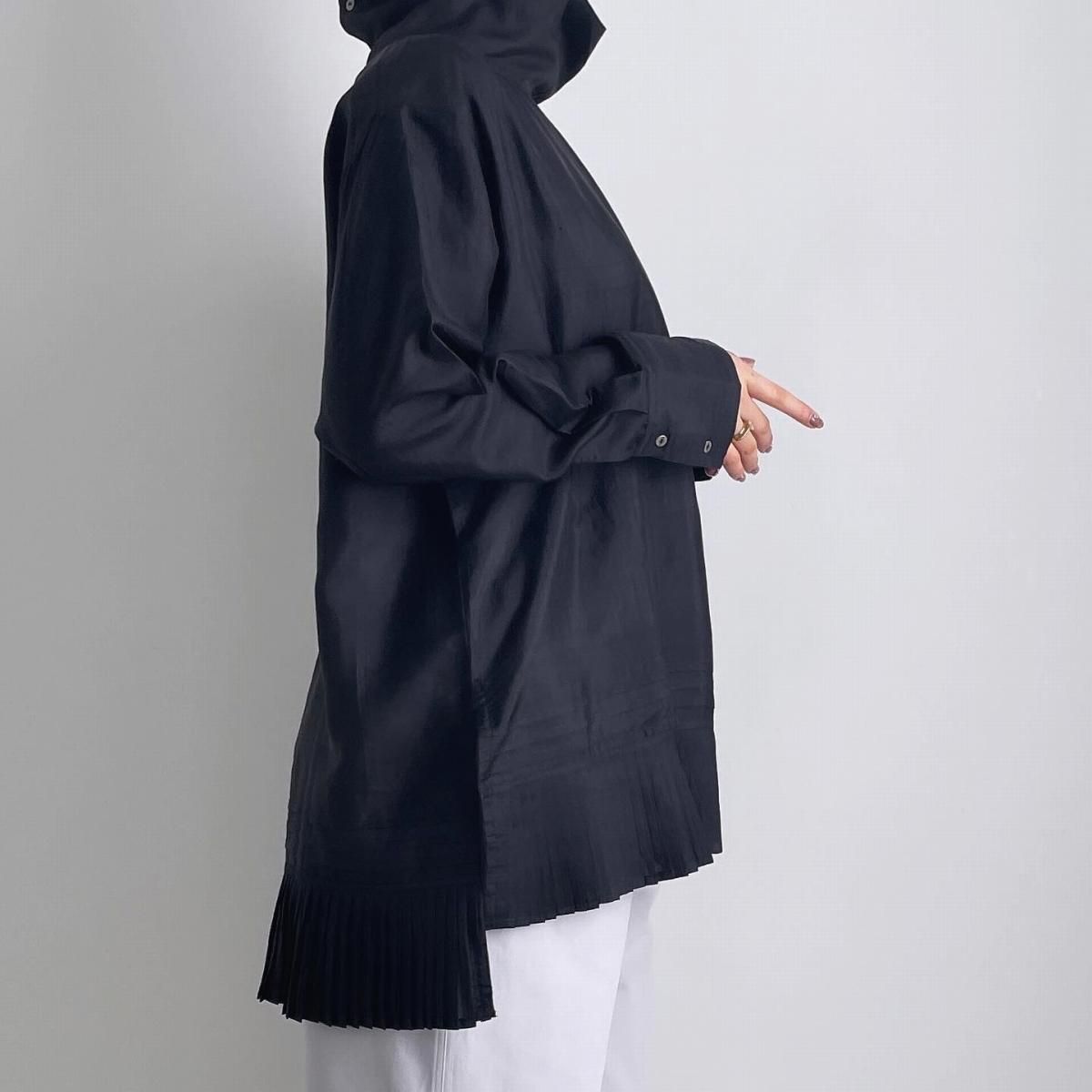 BUNON blouse 2025AW 新作 BUNON Kahdi Silk Wide Neck Tuck Blouse/BN2351*SL#IT - ARTHUR