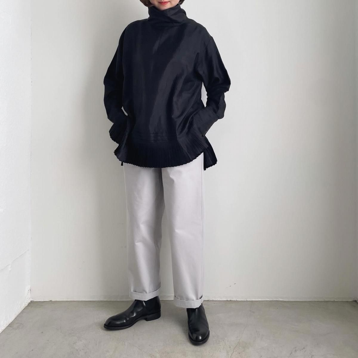 BUNON Kahdi Silk Wide Neck Tuck Blouse/BN2351*SL#IT - ARTHUR