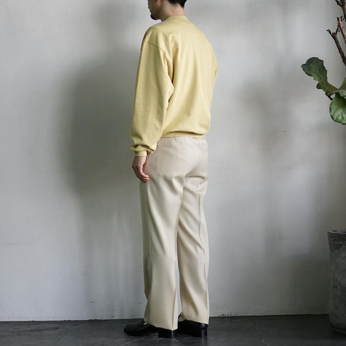 24SS AURALEE LIGHT WOOL MAX GABARDINE SLACKS / A24SP02MG*PT#GH 