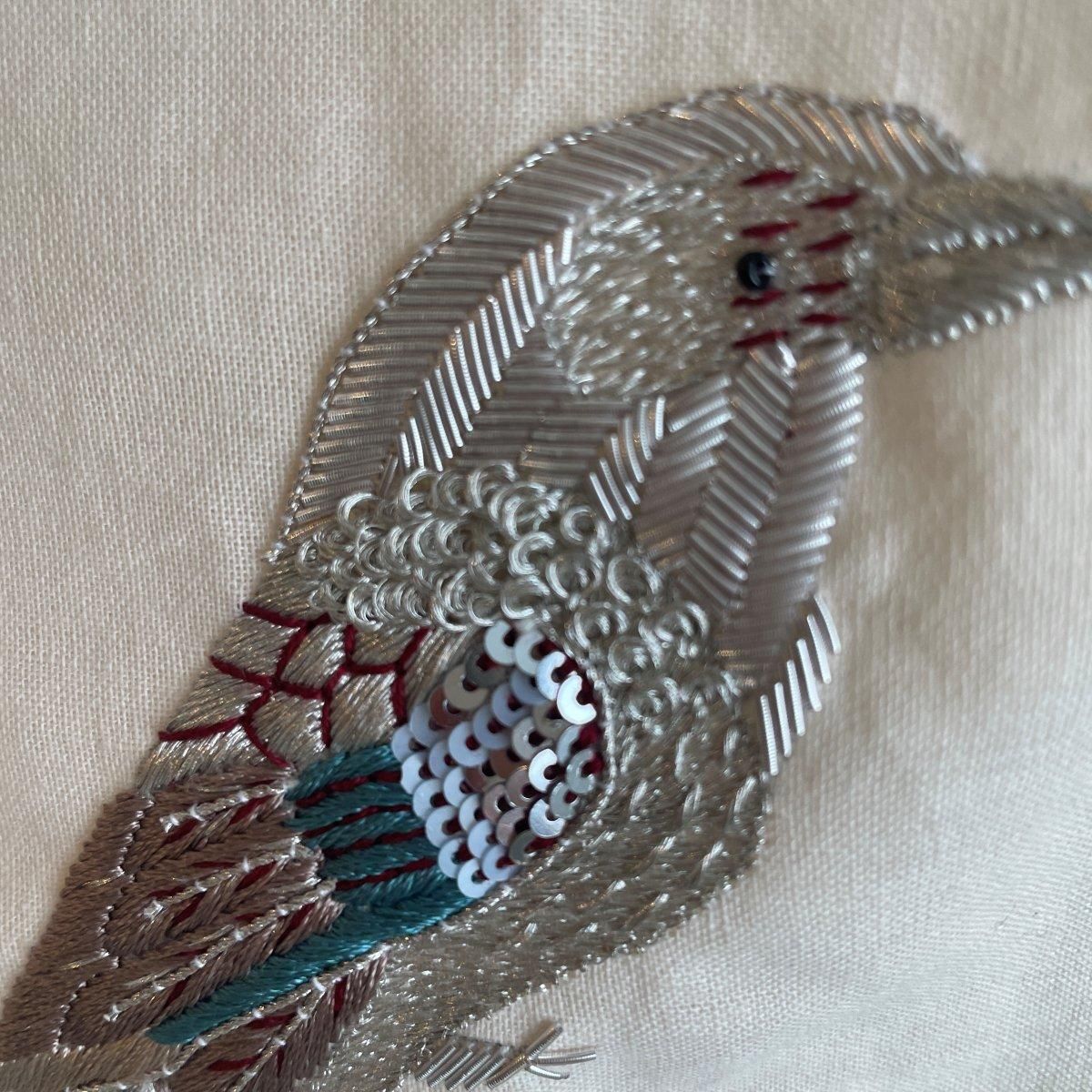 BUNON Kahdi Cotton ＆ Bird Embroidery Wrap Skirt/BN2427*SK#IT