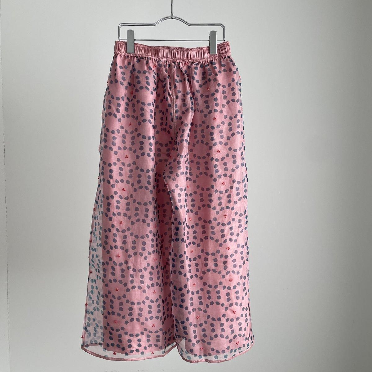 BUNON Silk Khadi Side Button Pants みにくく ブラックM