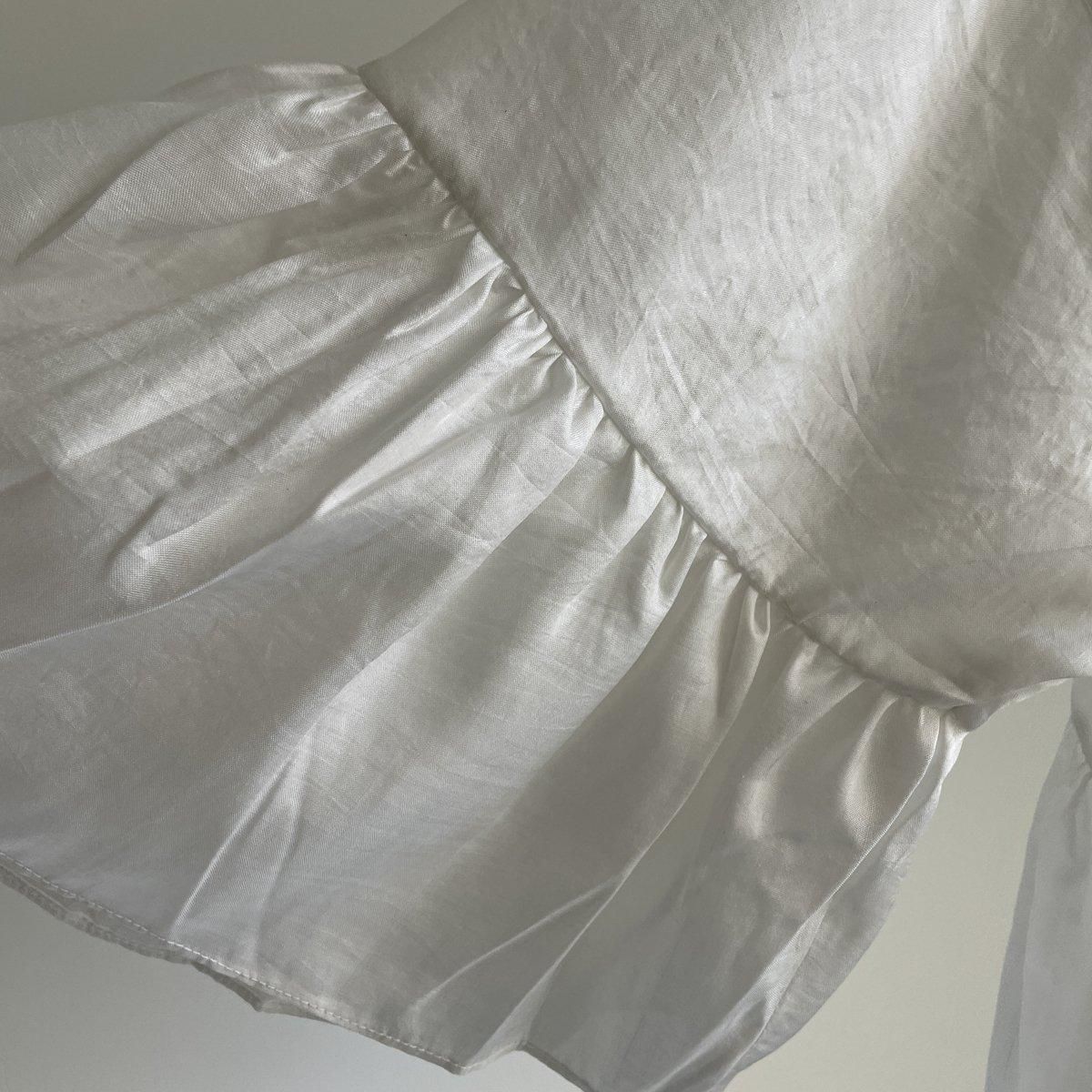 BUNON Kahdi Silk Wide Sleeve Ribbon Blouse/BN2401*SL#IT