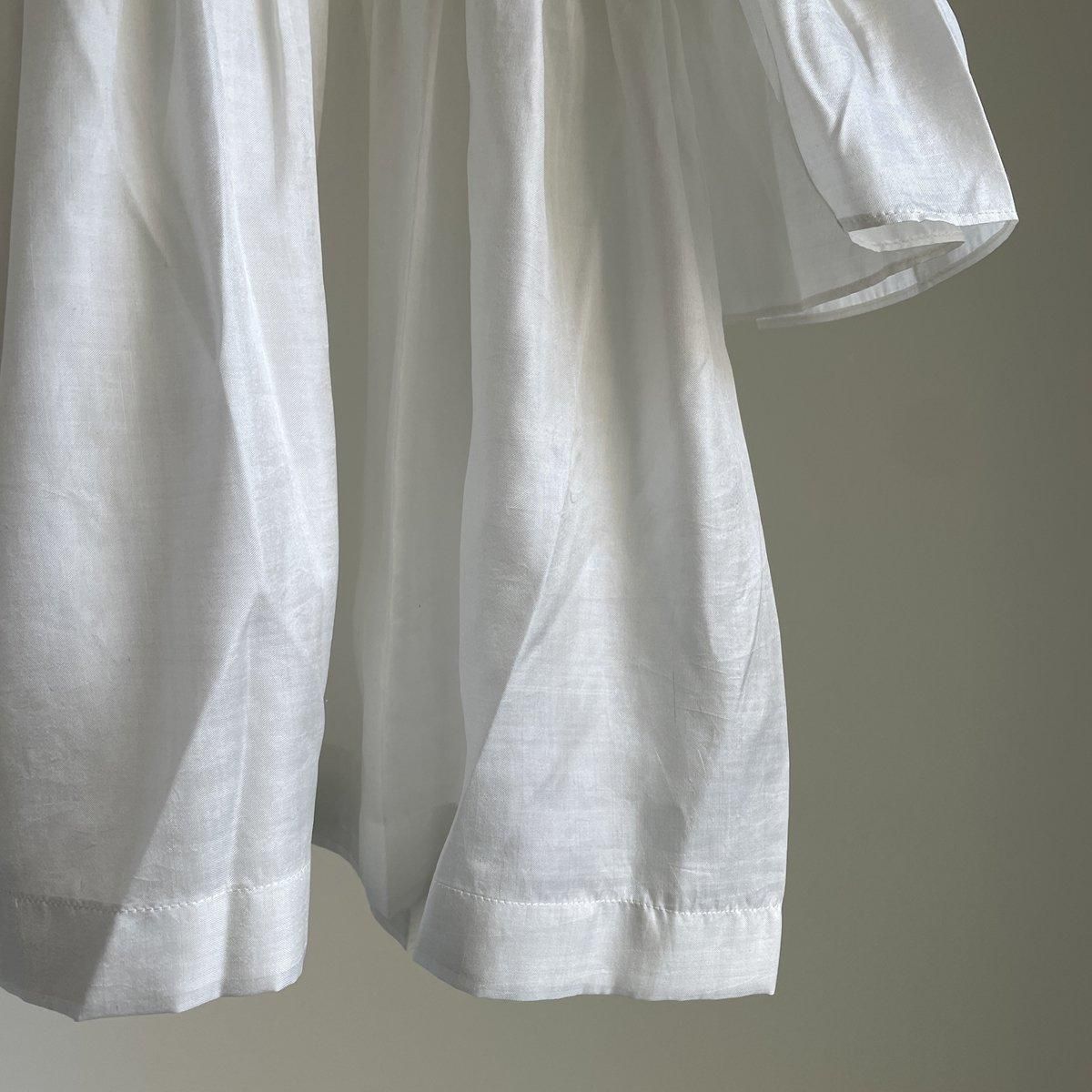 bunon cotton silk ロングブラウス bunon シルクブラウス