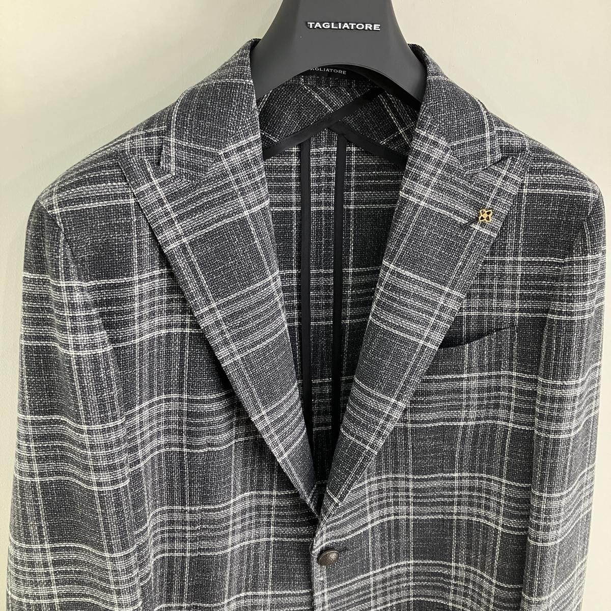 TAGLIATOREジャケット Tagliatore テクスチャード ジャケット | ブルー | FARFETCH JP