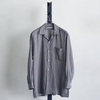 24SS MAATEE&SONS H WOOL ONE PIECE COLLAR SHIRTS / MT4103-0609*SL#GH