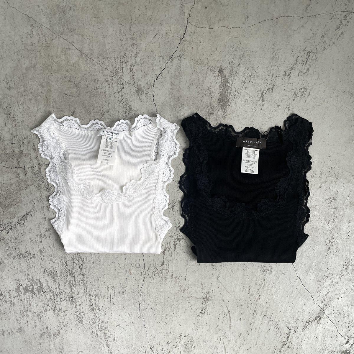 ROSEMUNDE シルクレースタンクトップ【6色】/5405*CS#IT