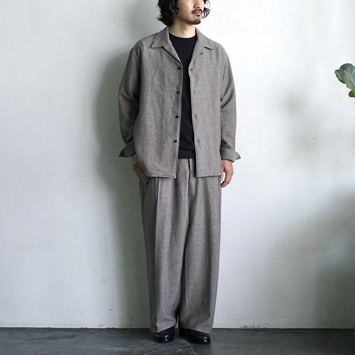 未使用 ATON LINEN HOUNDS TOOTH 06 未使用 ATON LINEN HOUNDS TOOTH 06 - メルカリ