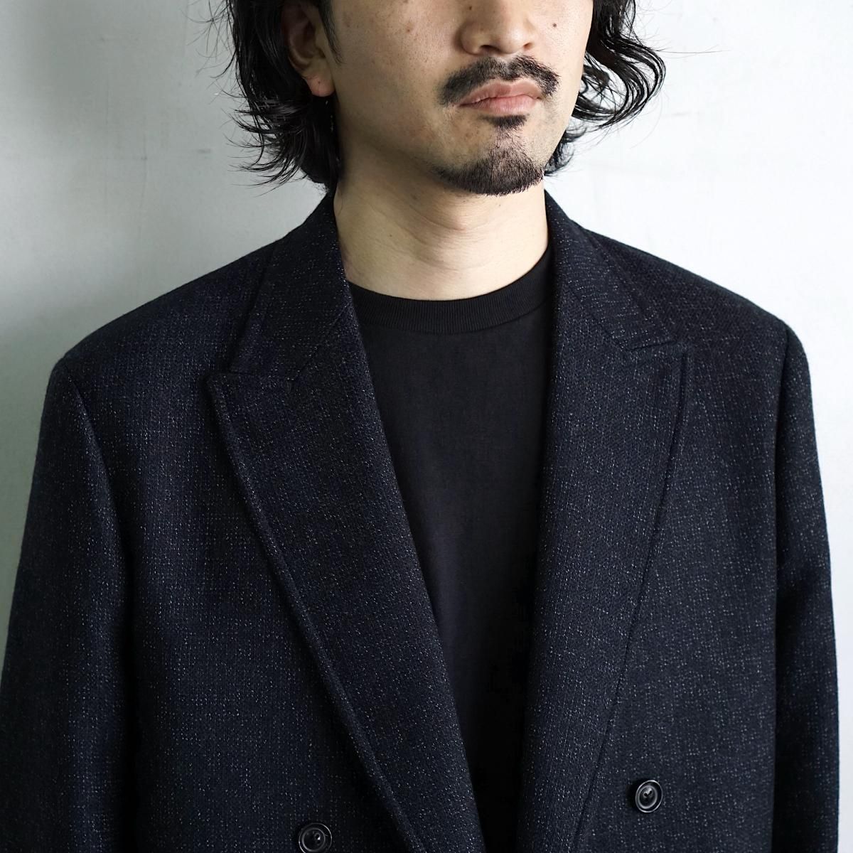 MELANGE CHAIN TWILL DB JKT ULTERIOR