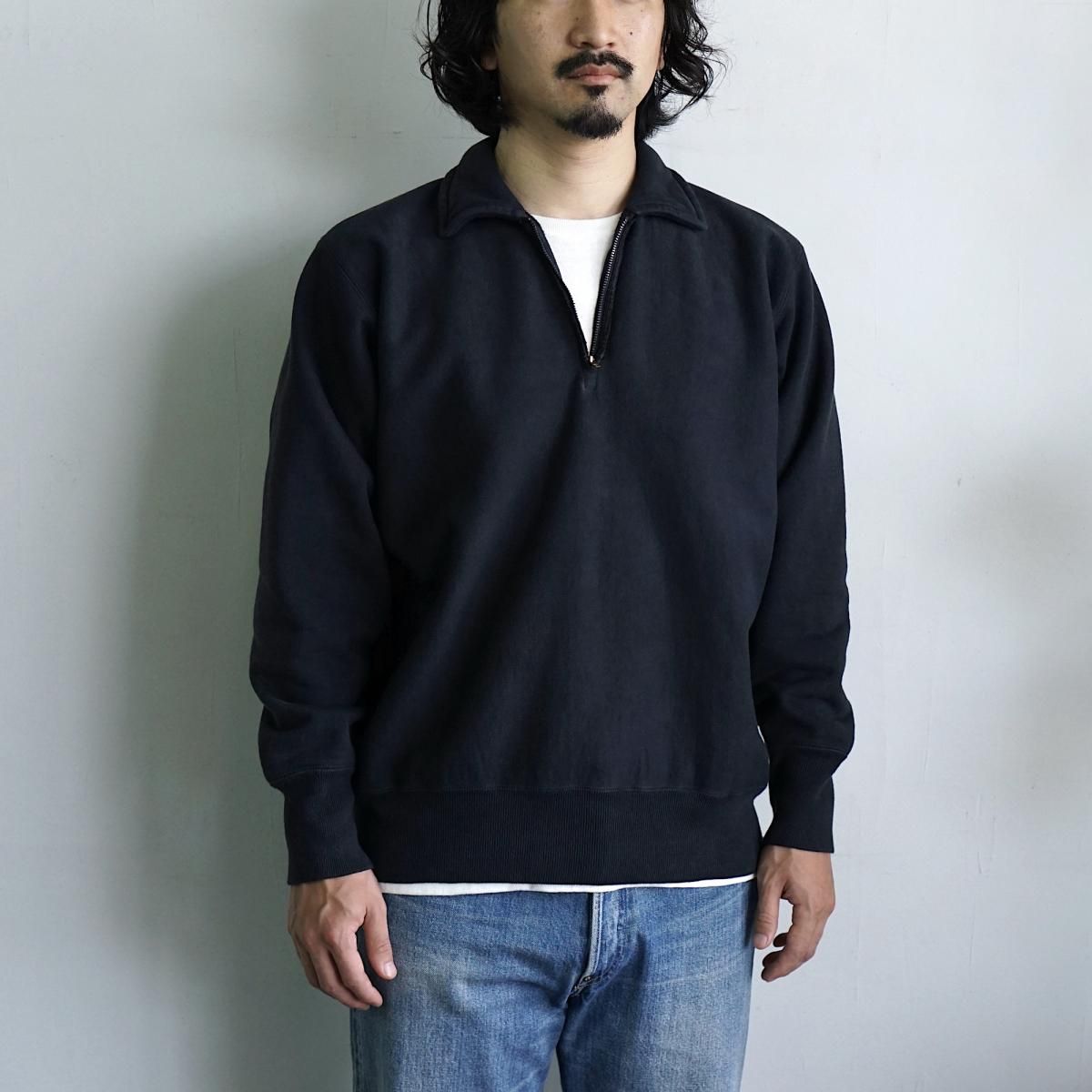 2024STYLE 2 A.PRESSE Vintage Half Zip Sweat Shirt / 24AAP-05-08K 