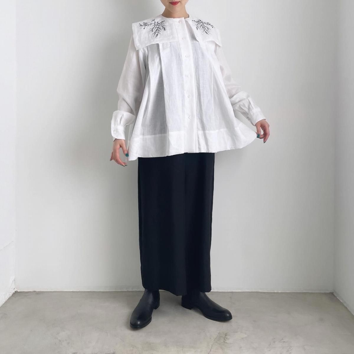 TOWAVASE applique blouse/28-0023A*SL#IT - ARTHUR FASHION WORLD TOWAVASE applique blouse/28-0023A*SL#IT - ARTHUR FASHION WORLD