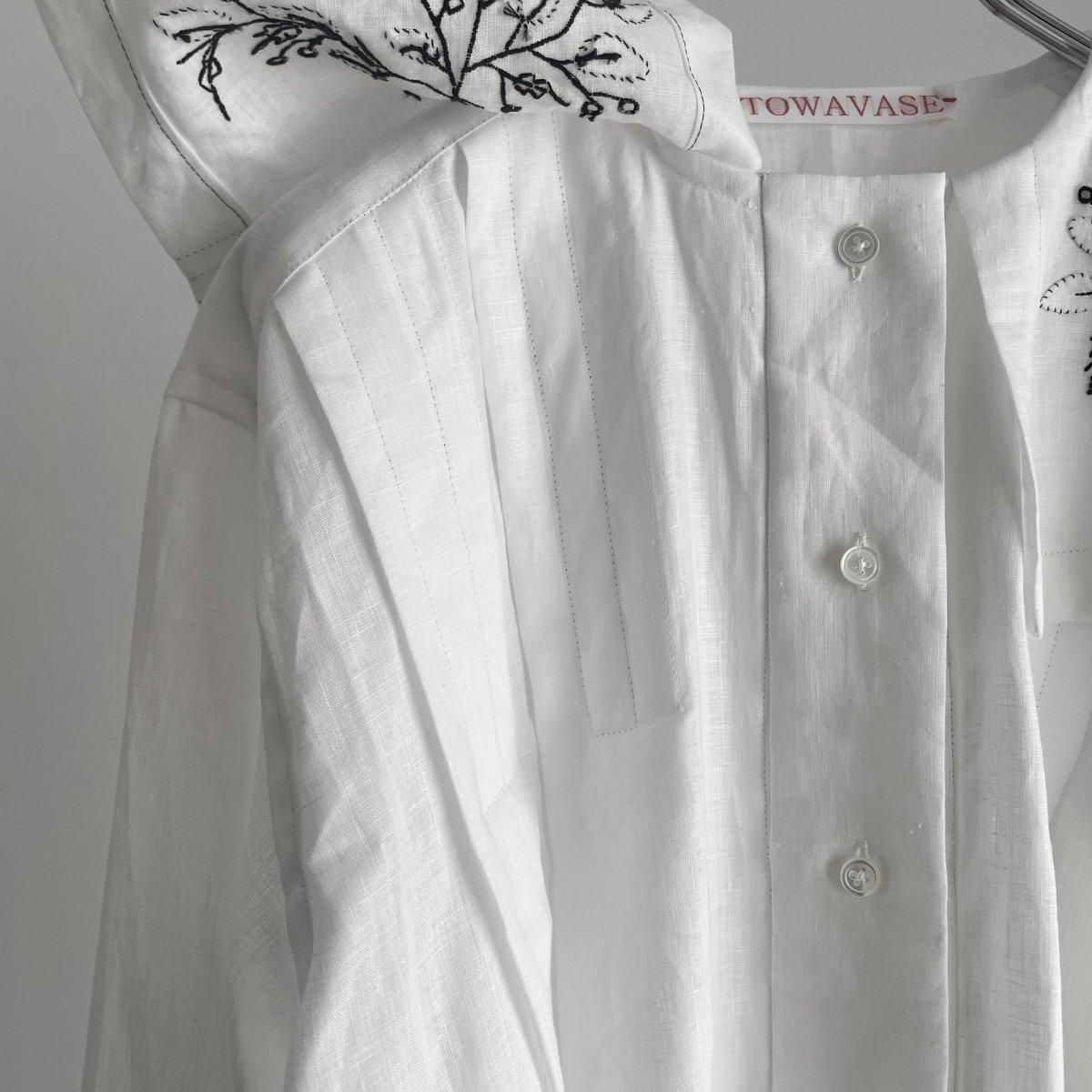 TOWAVASE applique blouse/28-0023A*SL#IT - ARTHUR FASHION WORLD TOWAVASE applique blouse/28-0023A*SL#IT - ARTHUR FASHION WORLD