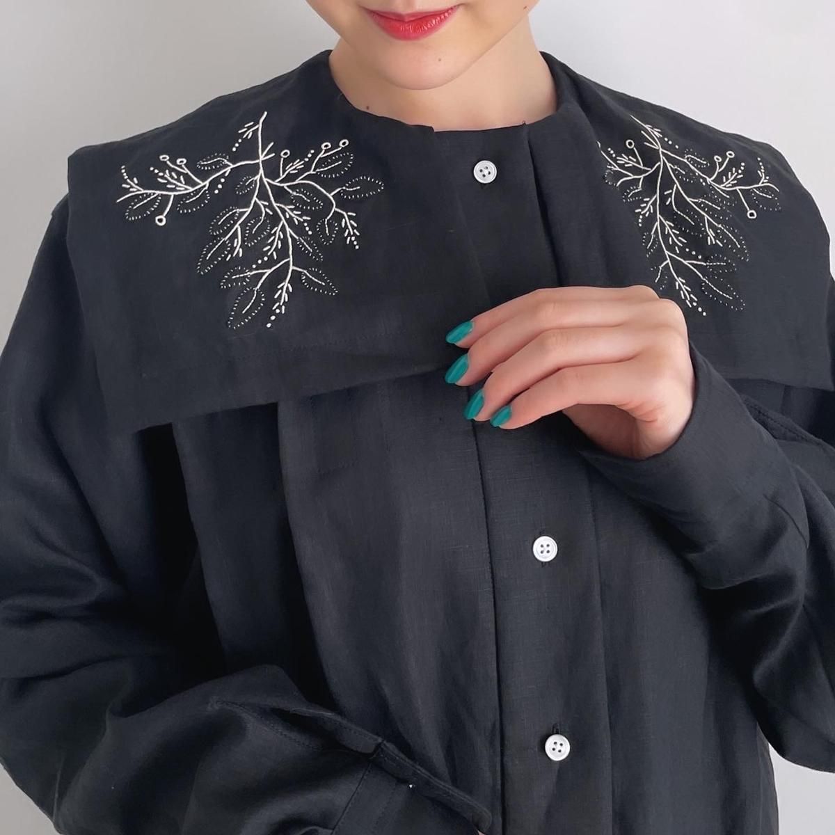 TOWAVASE applique blouse/28-0023A*SL#IT - ARTHUR FASHION WORLD TOWAVASE applique blouse/28-0023A*SL#IT - ARTHUR FASHION WORLD