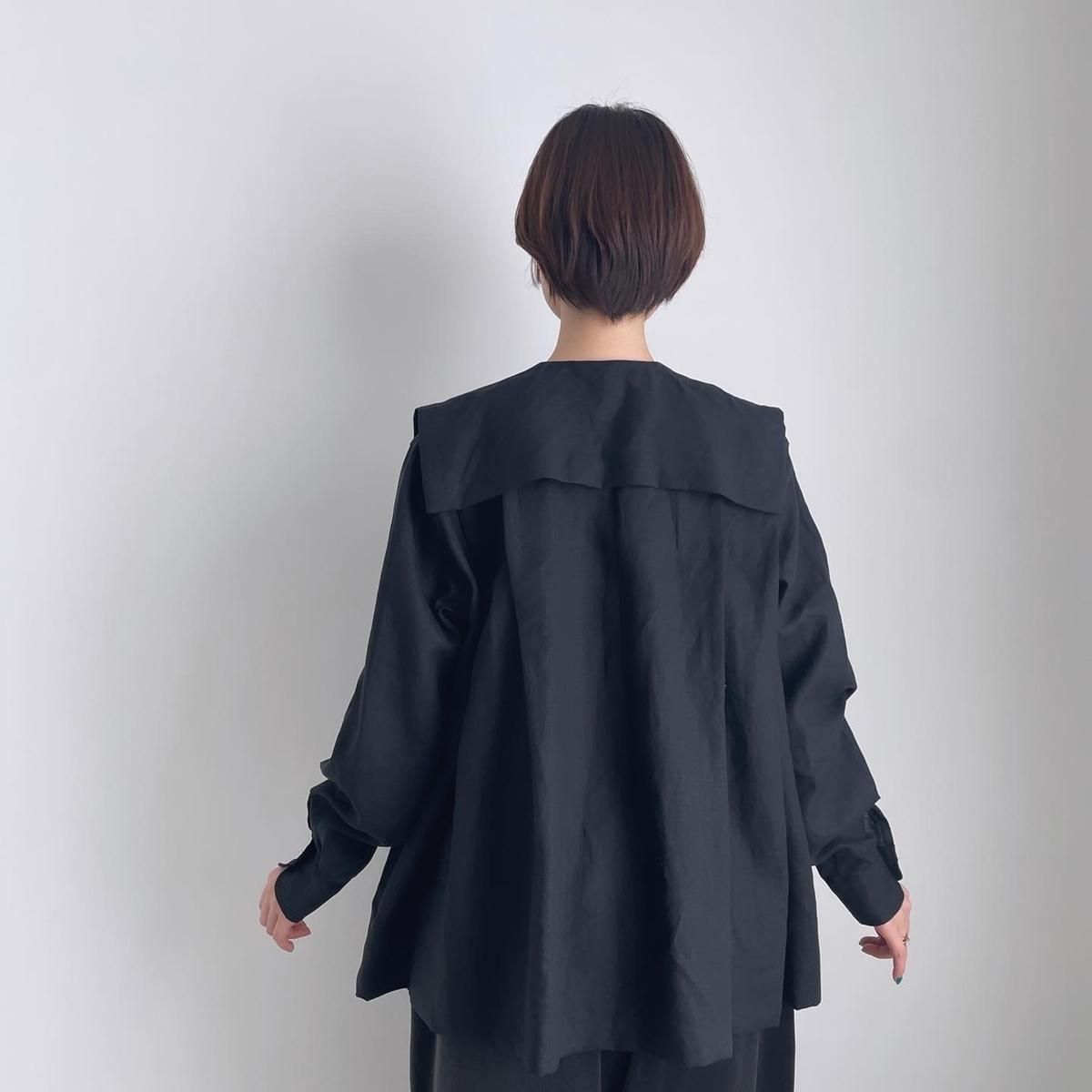 人気TOP TOWAVASE applique WORLD FASHION ARTHUR - blouse/28-0023A*SL#IT トップス