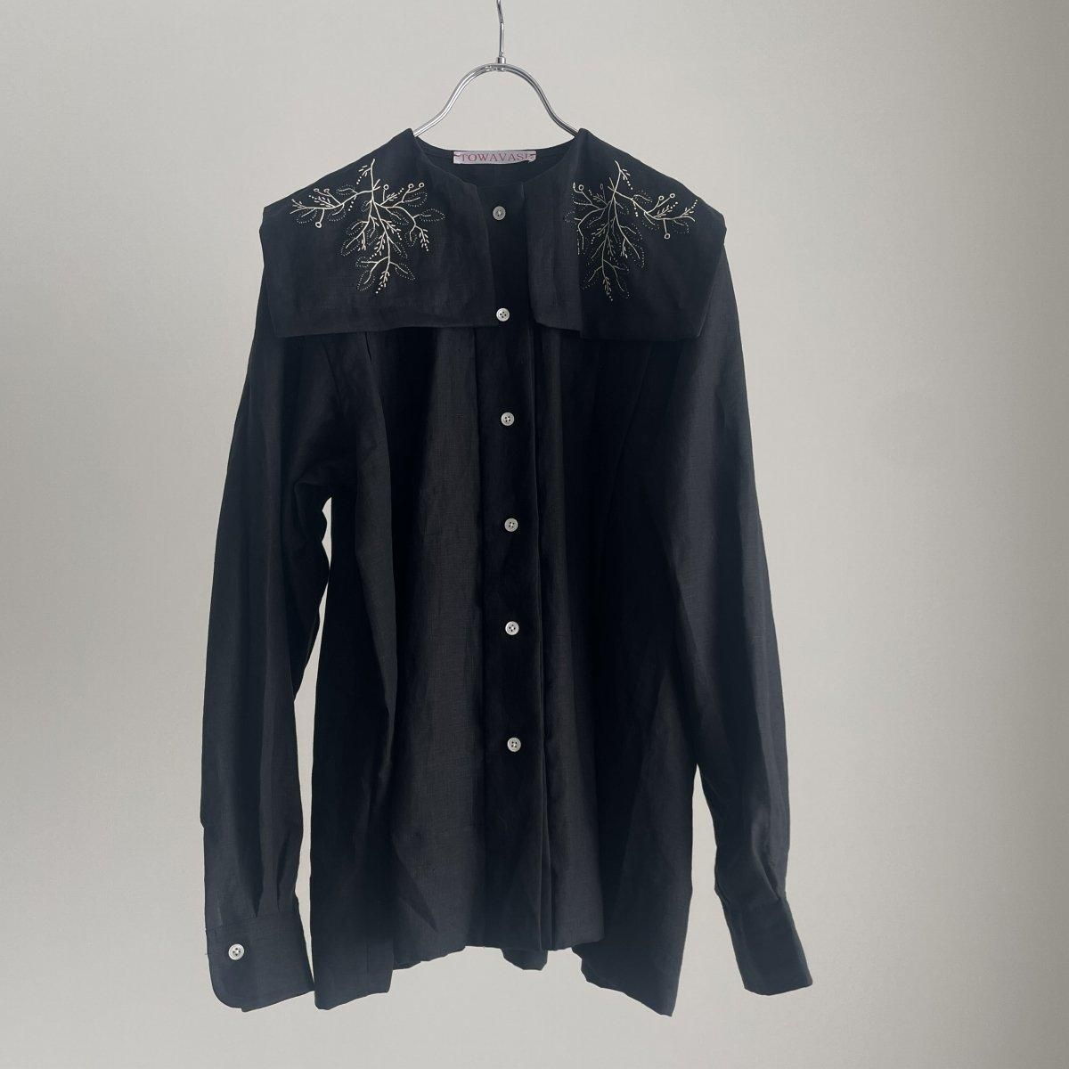 TOWAVASE applique blouse/28-0023A*SL#IT - ARTHUR FASHION WORLD TOWAVASE applique blouse/28-0023A*SL#IT - ARTHUR FASHION WORLD