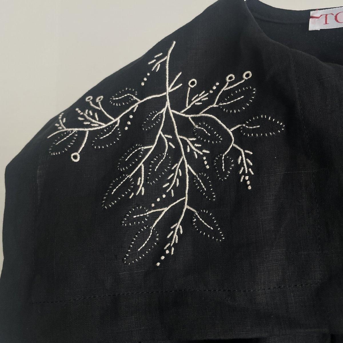 TOWAVASE applique blouse/28-0023A*SL#IT - ARTHUR FASHION WORLD