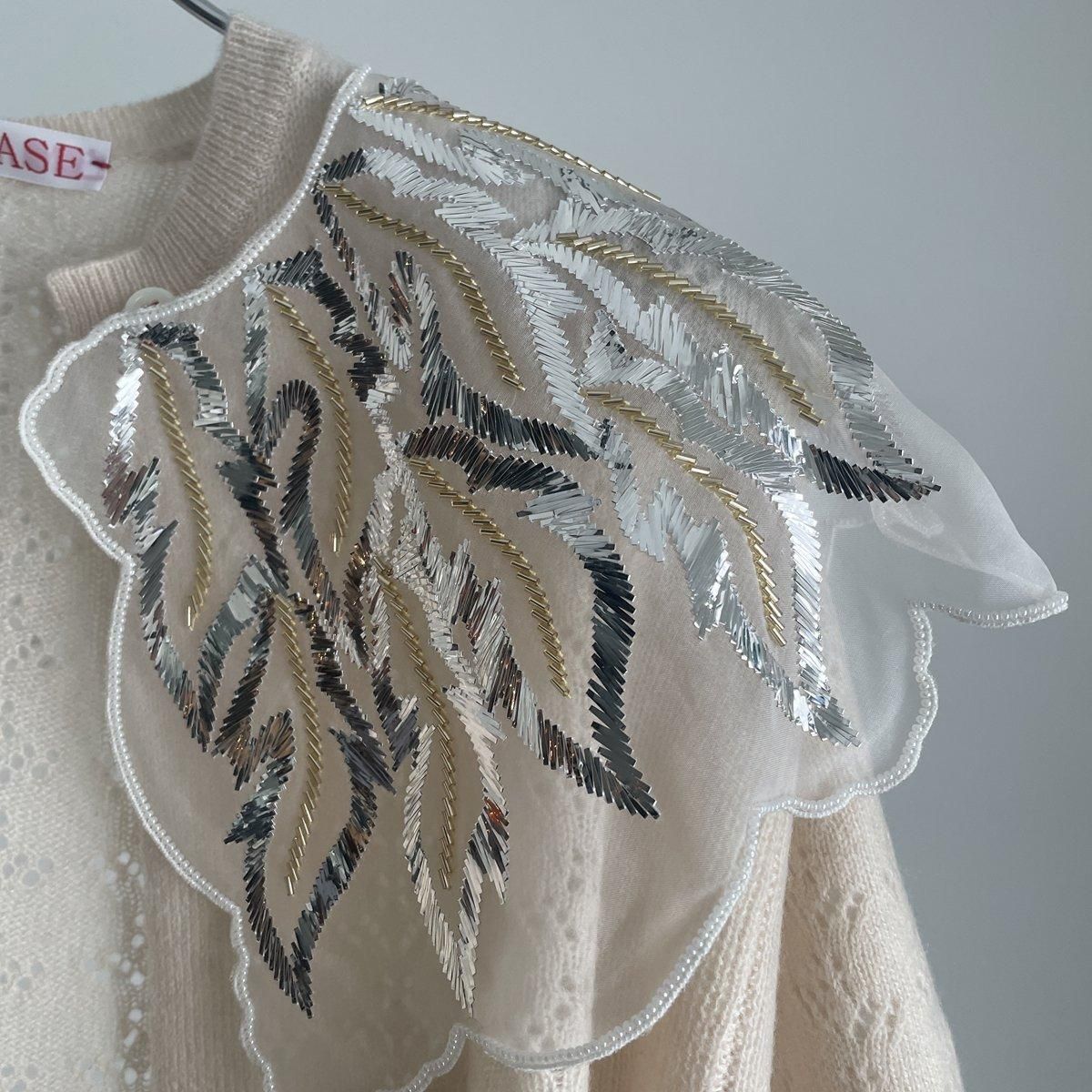 TOWAVASE Panier cardigan(襟付き 1PLY)/28-0028A*KN#IT